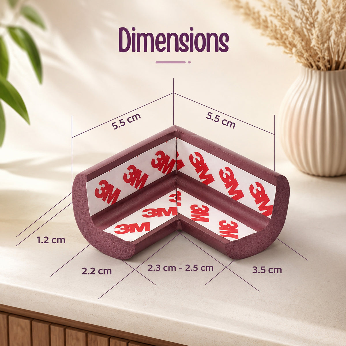 L-Shape NBR Corner Guards for Baby Safety