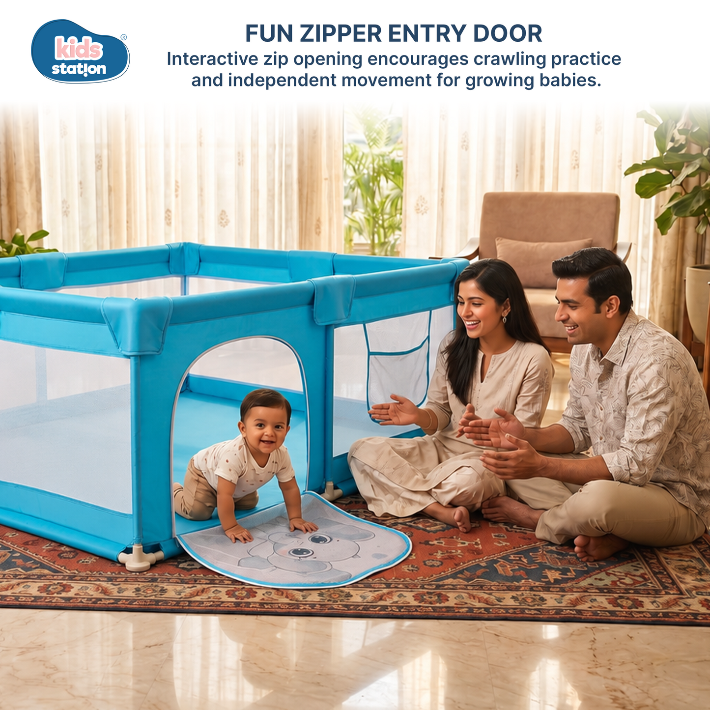 Playpen for Indoor & Outdoor Use for Babies