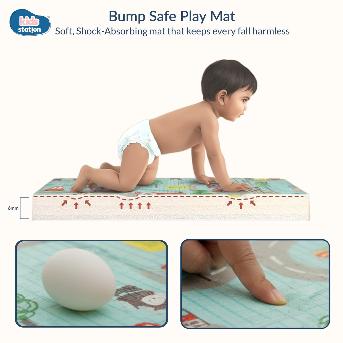 Snuggle Baby Play Mats (150cm x 200cm x 0.8cm)