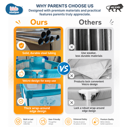 Playpen for Indoor & Outdoor Use for Babies