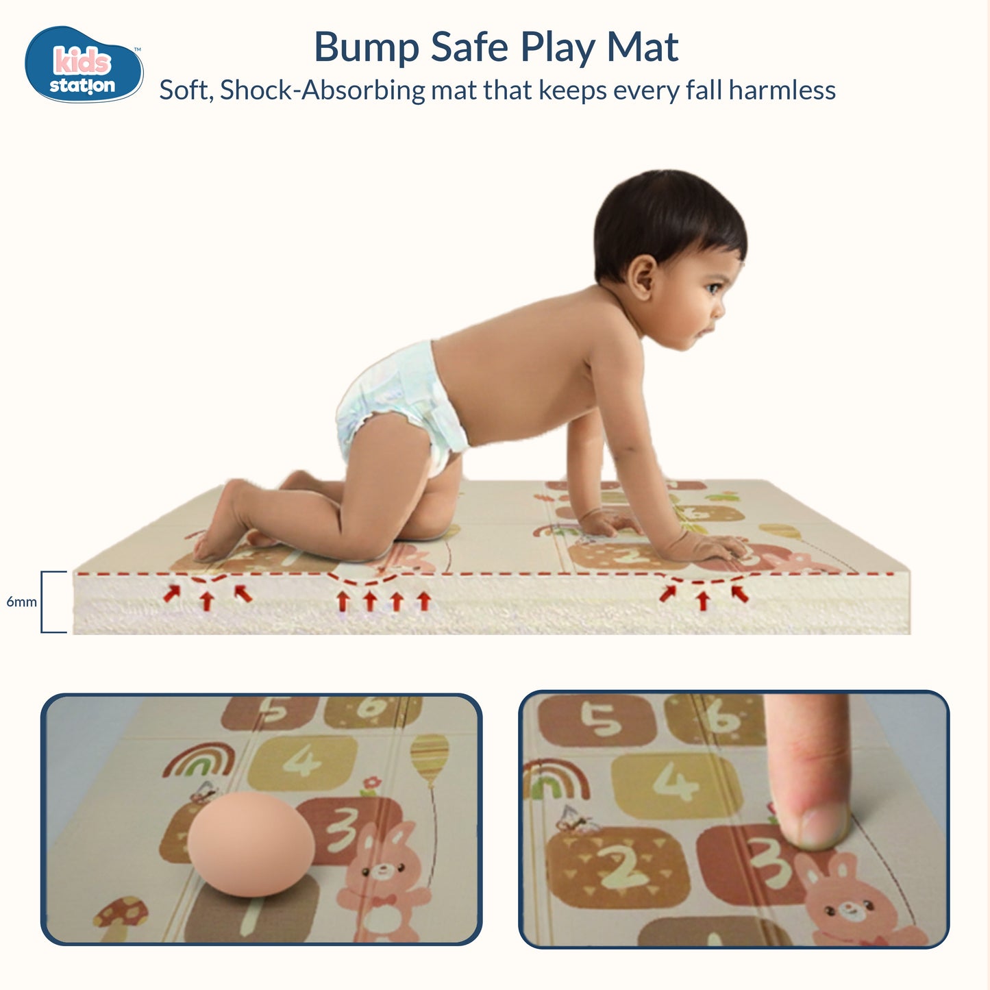 Snuggle Baby Play Mats (150cm x 200cm x 0.8cm)