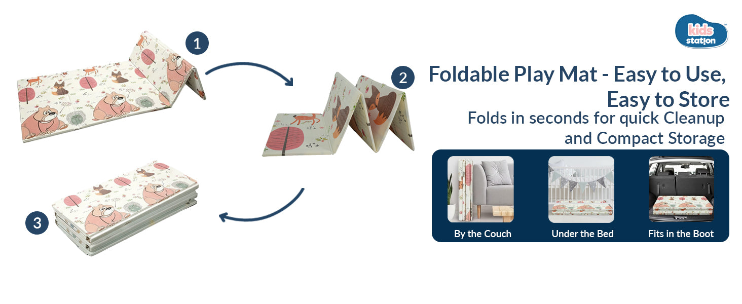 Dream Crawl Baby Play Mats (150cm x 200cm x 0.6cm)