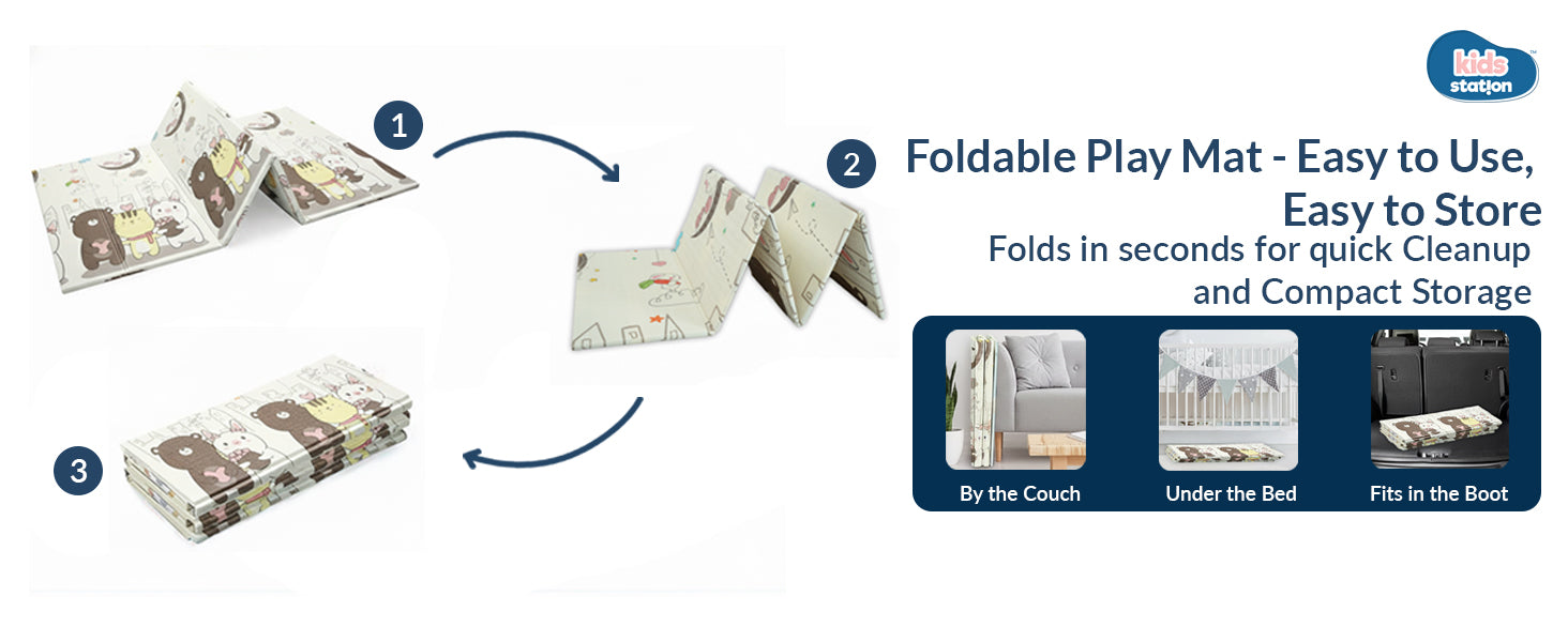 Dream Crawl Baby Play Mats (150cm x 200cm x 0.6cm)