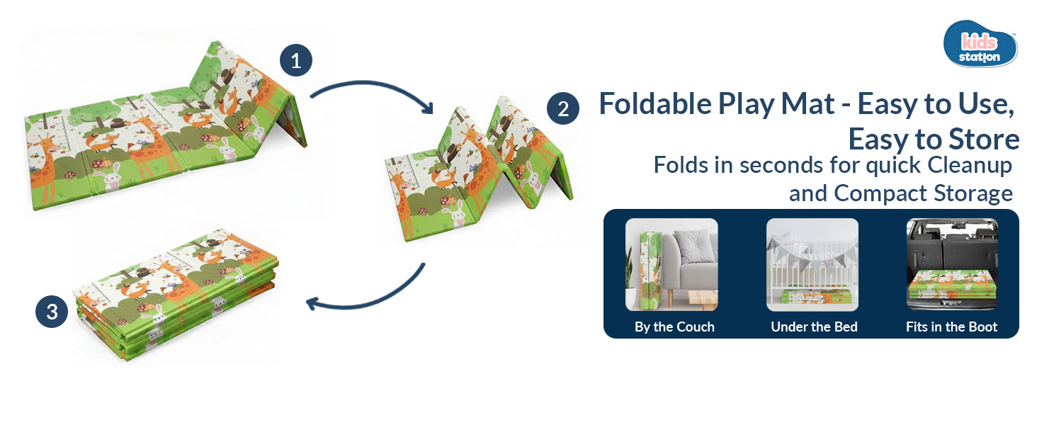 Dream Crawl Baby Play Mats (150cm x 200cm x 0.6cm)