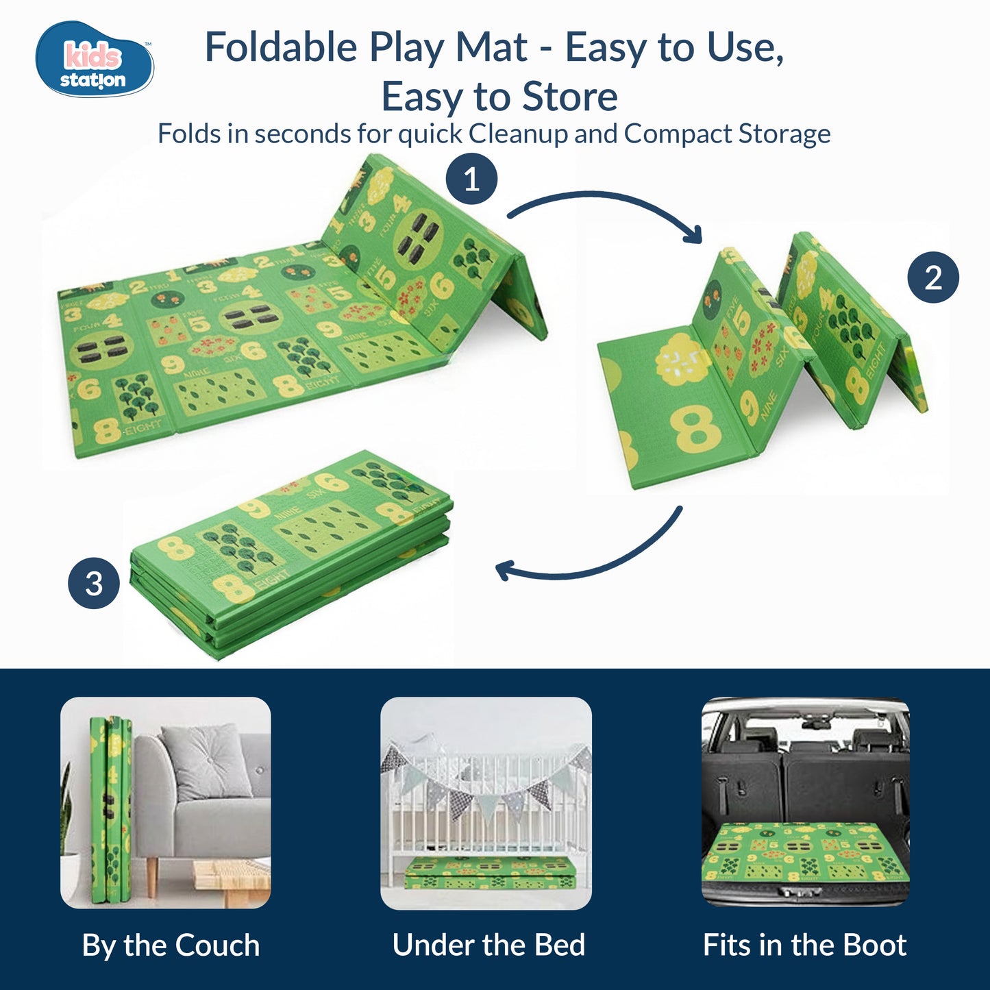 Snuggle Baby Play Mats (150cm x 200cm x 0.8cm)