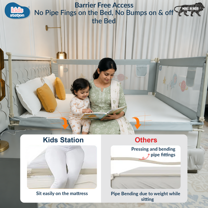 1-Side Foldable New Model Baby Bed Rail Guard