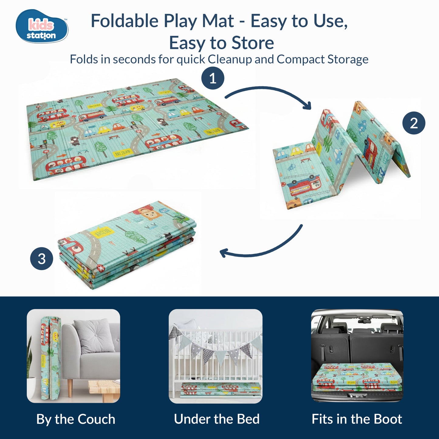 Snuggle Baby Play Mats (150cm x 200cm x 0.8cm)