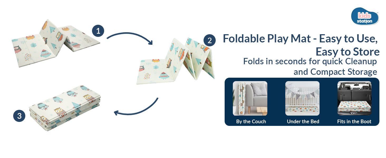 Dream Crawl Baby Play Mats (150cm x 200cm x 0.6cm)