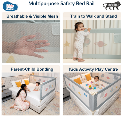 1-Side Foldable New Model Baby Bed Rail Guard