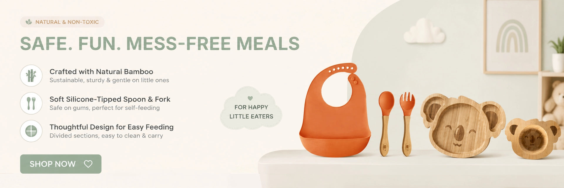Bamboo Food Feeders