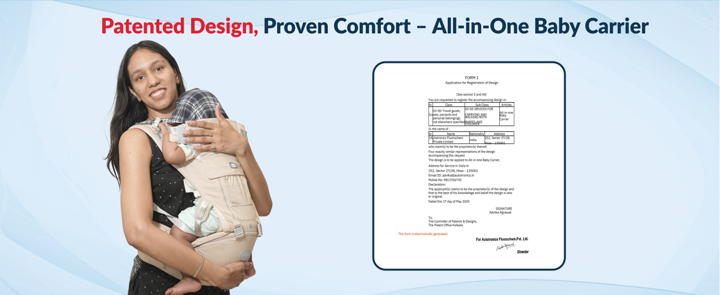 All-in-One Baby Carrier with Hip Seat