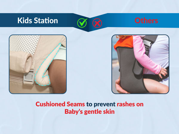 All-in-One Baby Carrier with Hip Seat