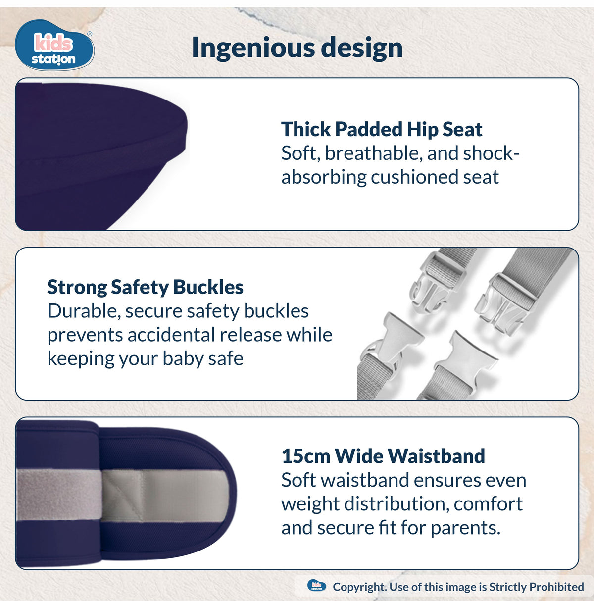 Happy Strap Ergonomic Baby Carrier in India