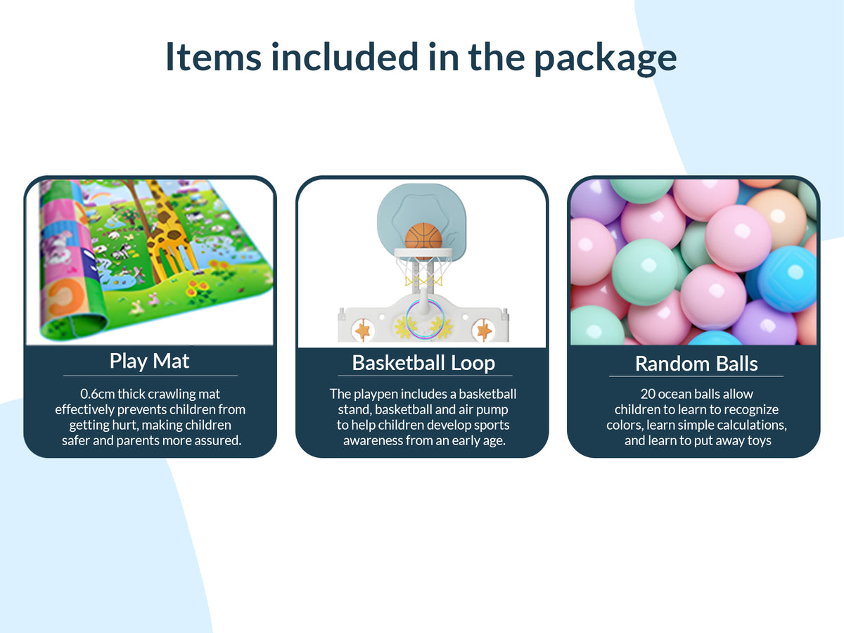 Bear Indoor and Outdoor Activity Play Yard