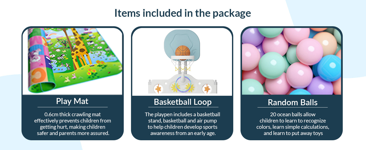 Bear Indoor and Outdoor Activity Play Yard