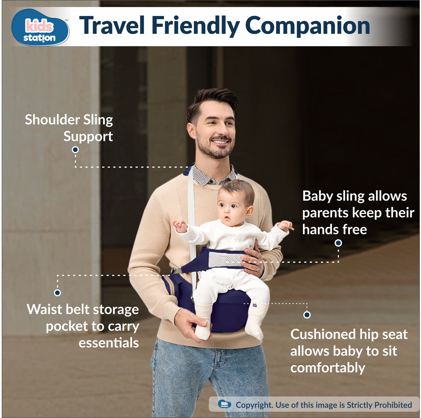 Happy Strap Ergonomic Baby Carrier