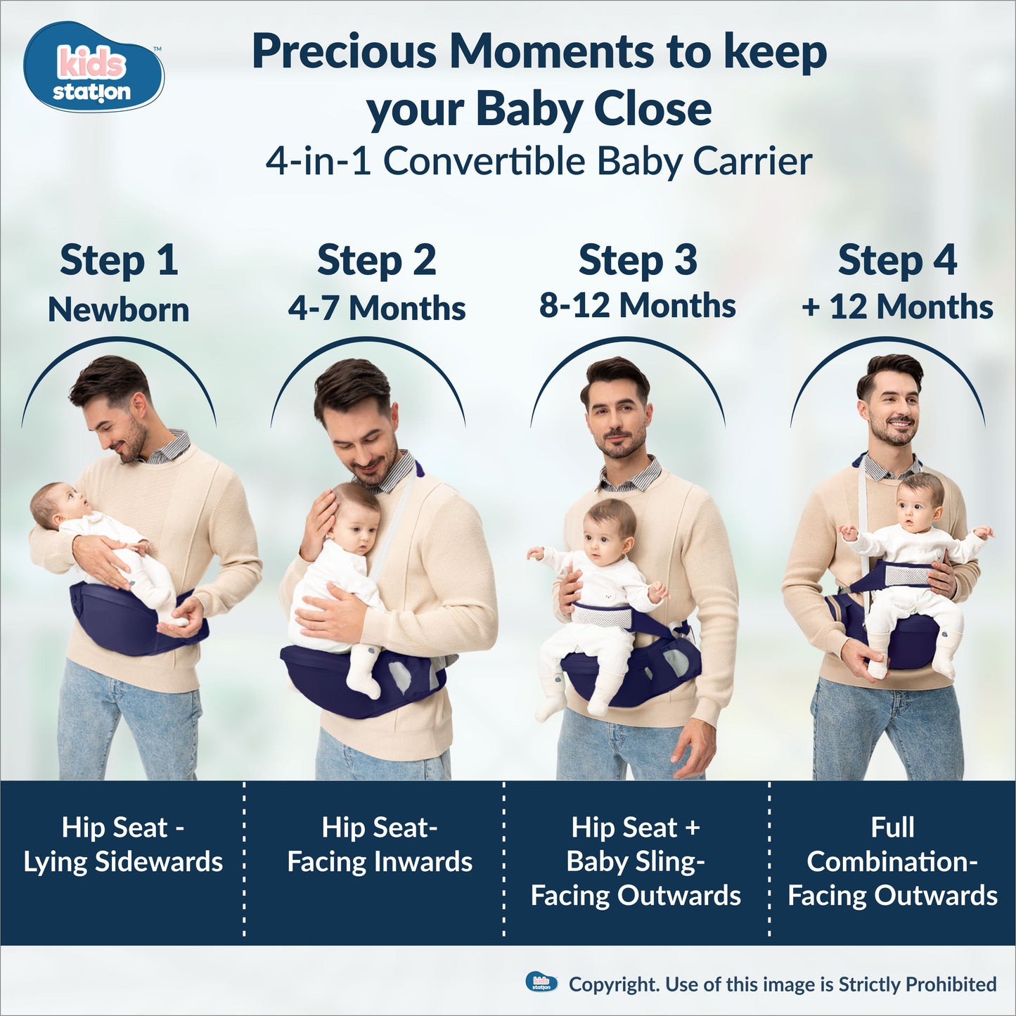 Happy Strap Ergonomic Baby Carrier