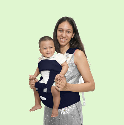 All-in-One Baby Carrier with Hip Seat