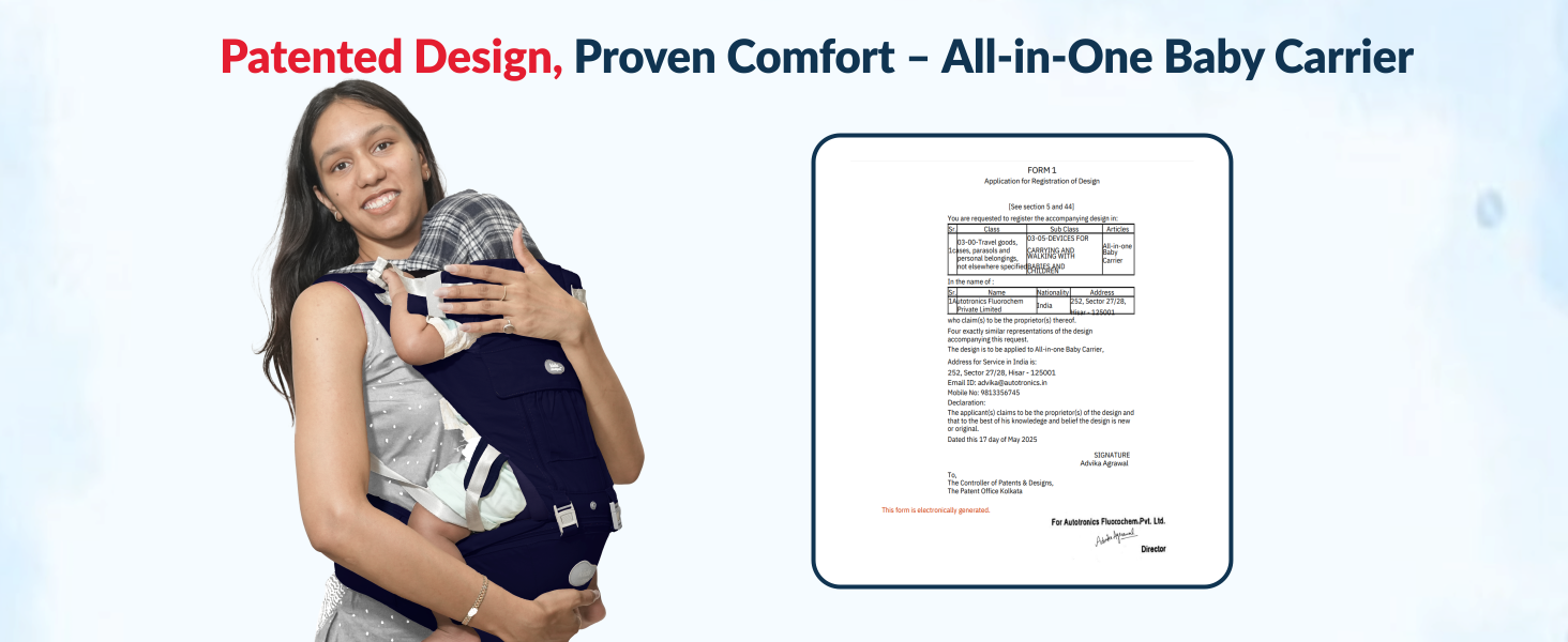 All-in-One Baby Carrier with Hip Seat