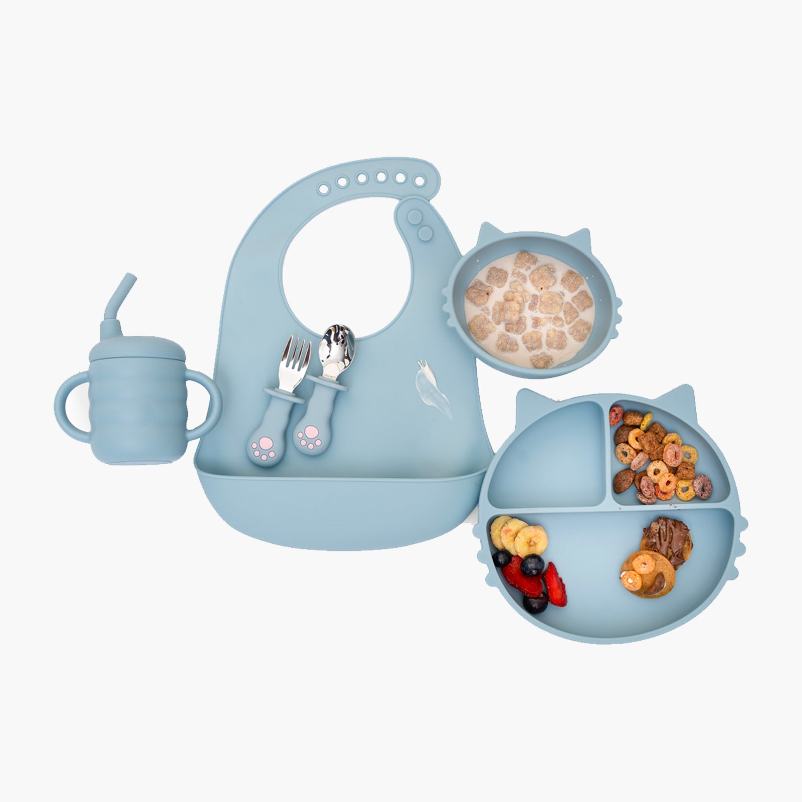 Your Baby’s First Fine Dining Set – 6pcs of Silicone Awesomeness