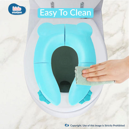 Foldable Frog-Shaped Potty Seat for Babies