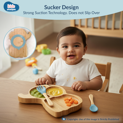 Elephant Eco Friendly Baby Bamboo Feeding Set