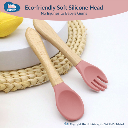 Elephant Eco Friendly Baby Bamboo Feeding Set