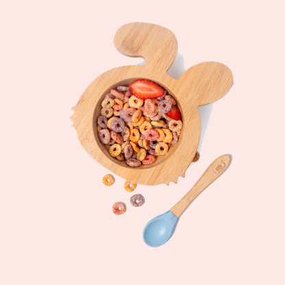 EcoBunny Bamboo Baby Tableware Set for Babies
