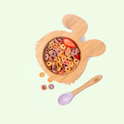 EcoBunny Bamboo Baby Tableware Set for Babies