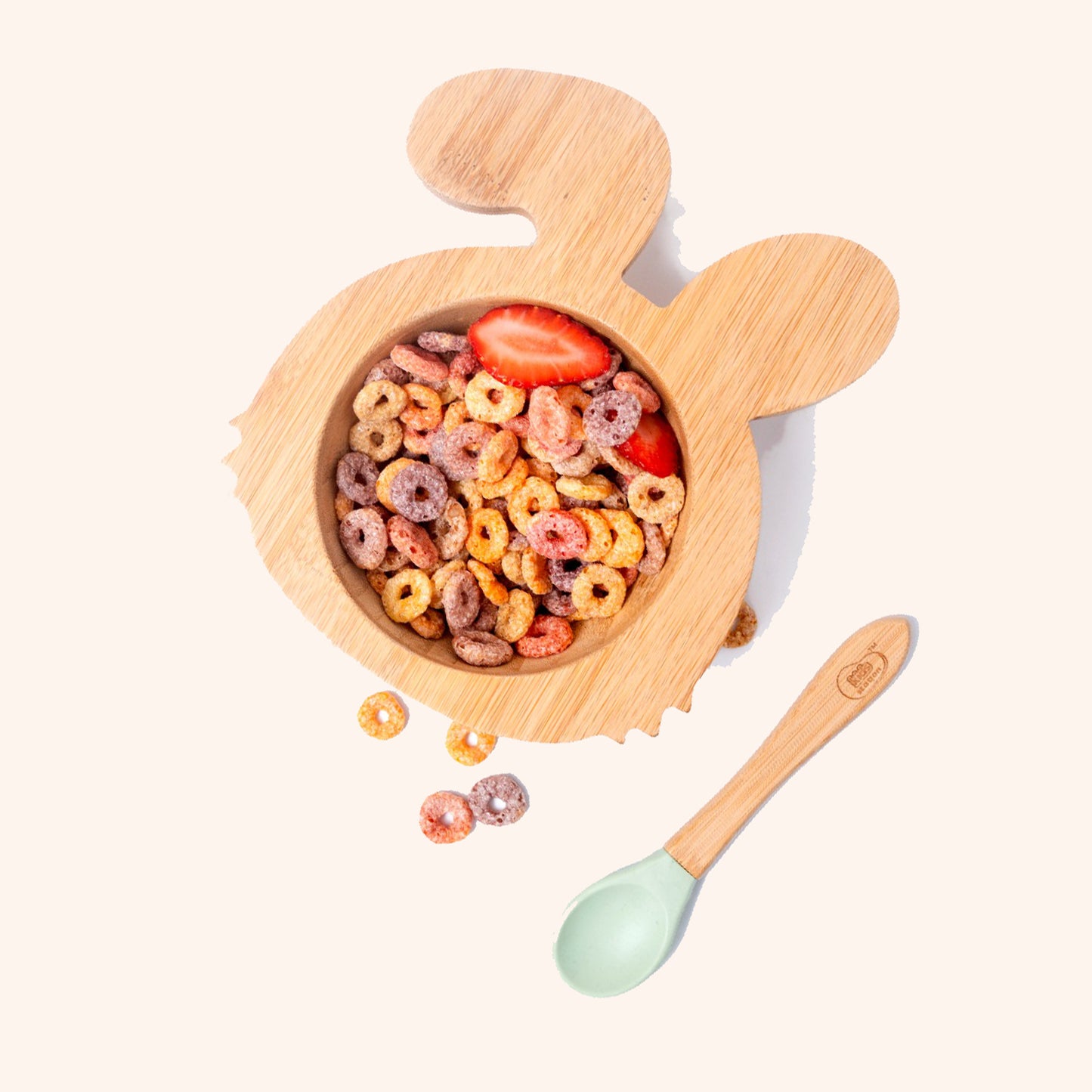 EcoBunny Bamboo Baby Tableware Set for Babies