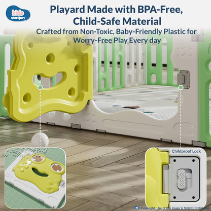 Frog Baby Playpen – Safe Play Space