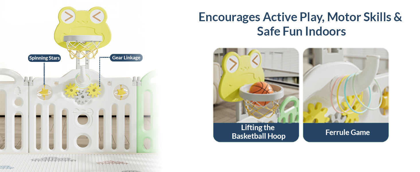 Frog Baby Playpen – Safe Play Space