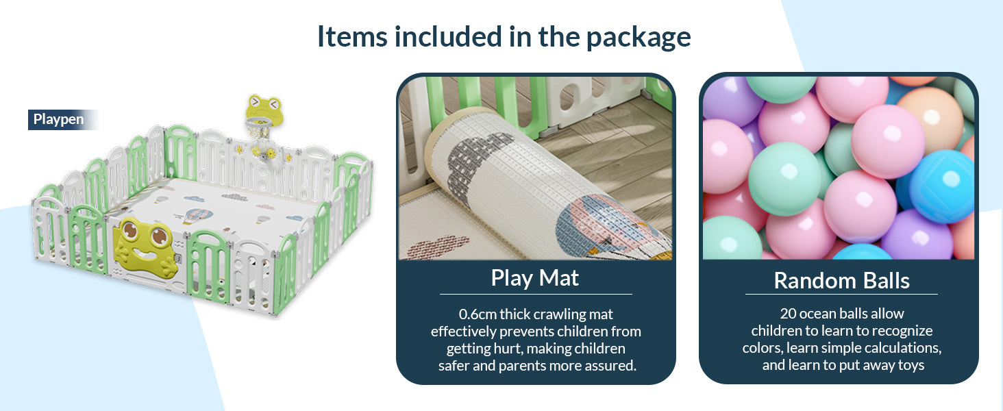 Frog Baby Playpen – Safe Play Space