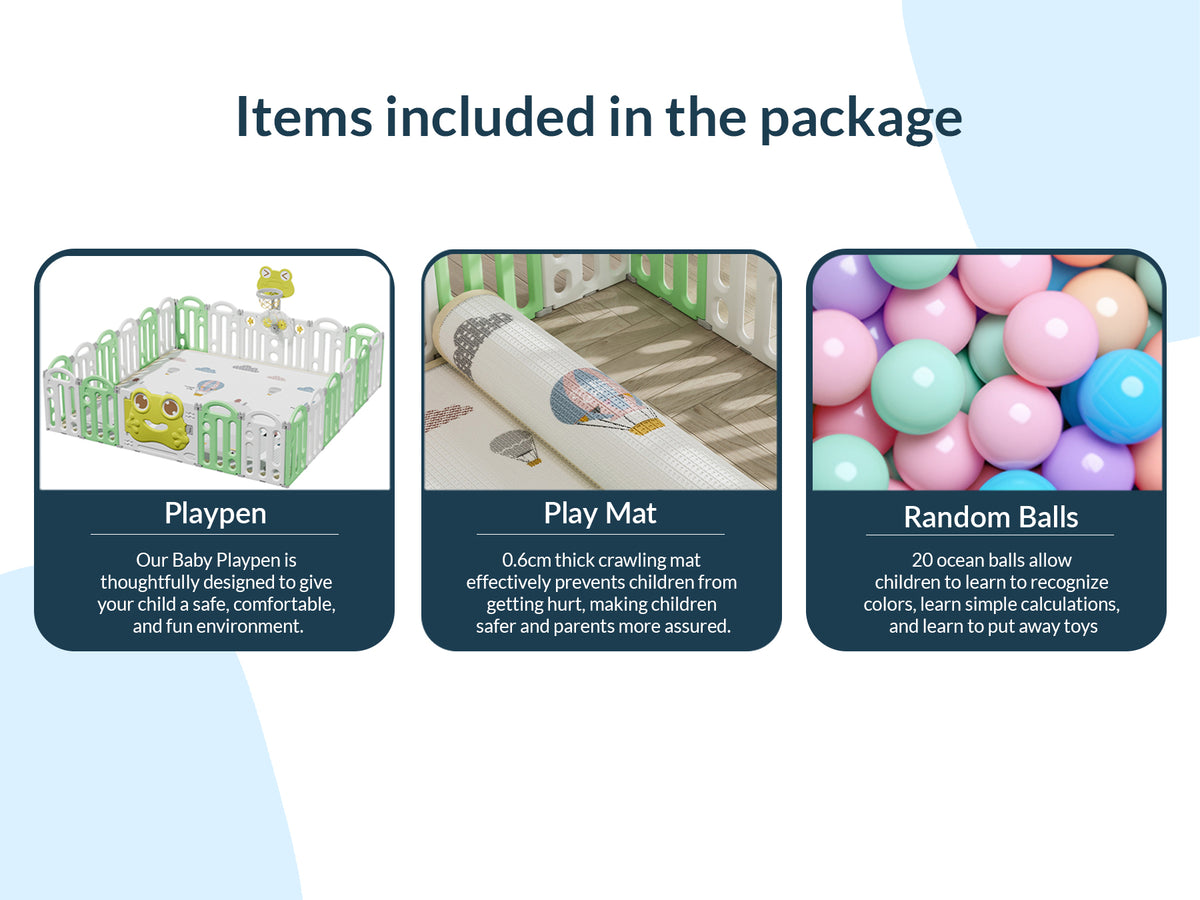 Frog Baby Playpen – Safe Play Space