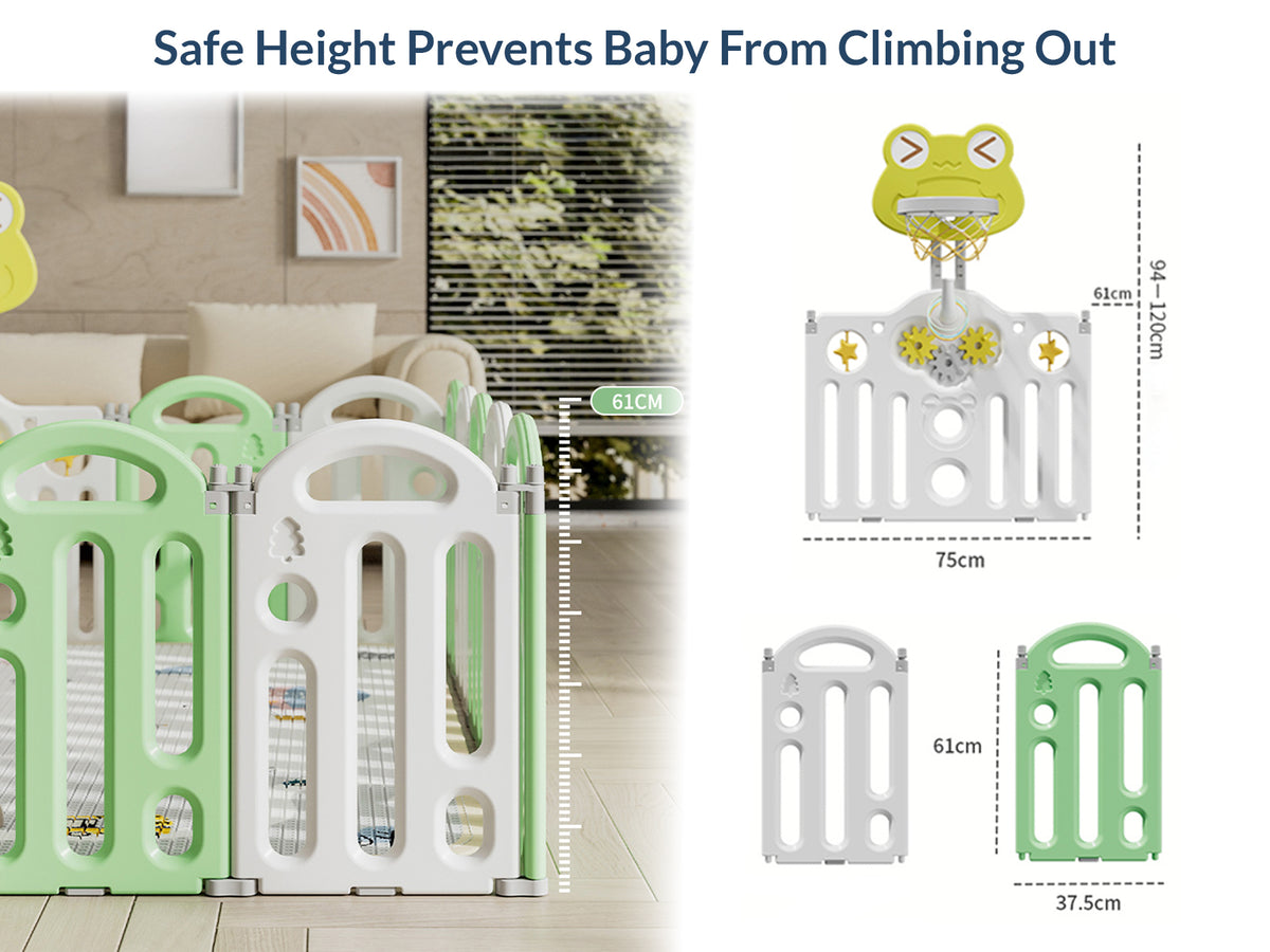 Frog Baby Playpen – Safe Play Space