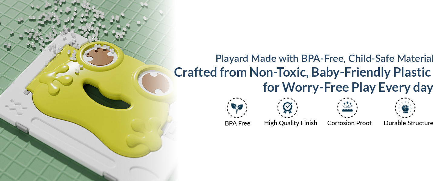 Frog Baby Playpen – Safe Play Space