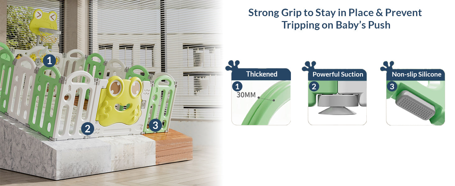 Frog Baby Playpen – Safe Play Space