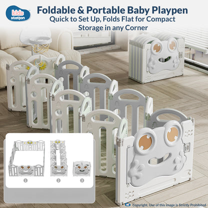 Frog Baby Playpen – Safe Play Space