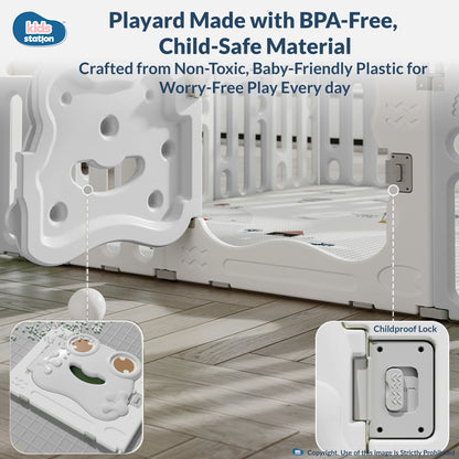 Frog Baby Playpen – Safe Play Space