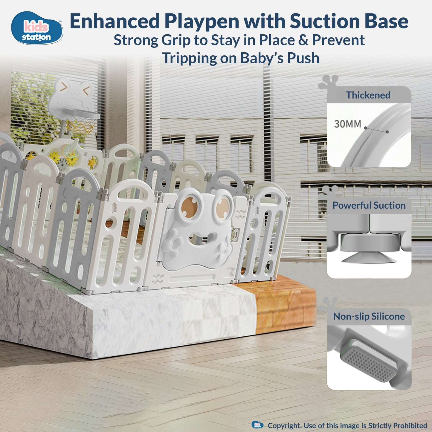 Frog Baby Playpen – Safe Play Space