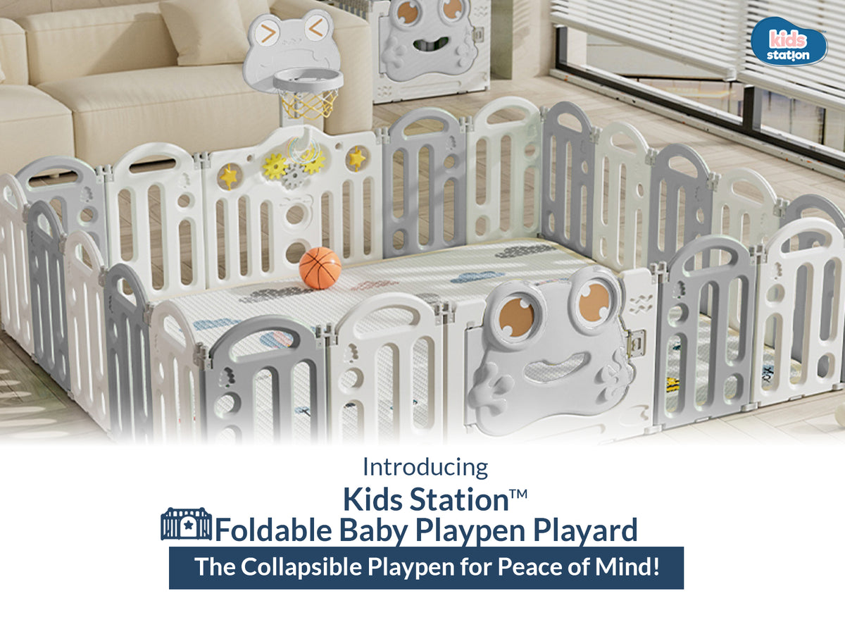 Frog Baby Playpen – Safe Play Space