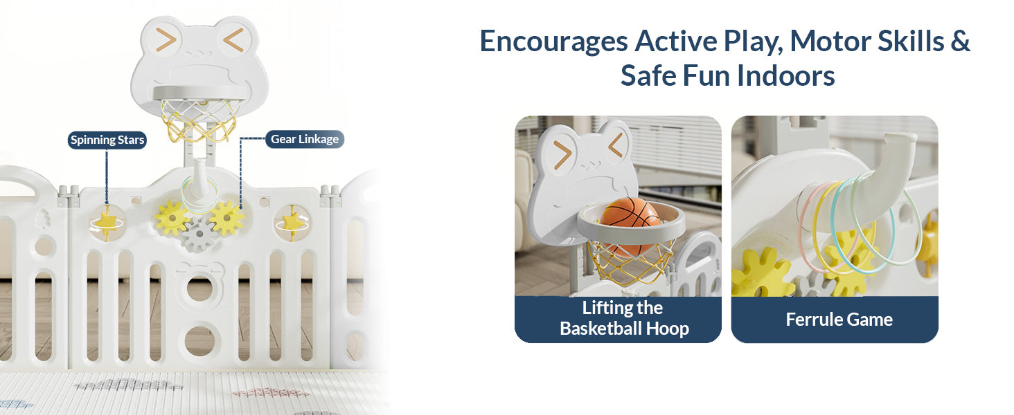 Frog Baby Playpen – Safe Play Space
