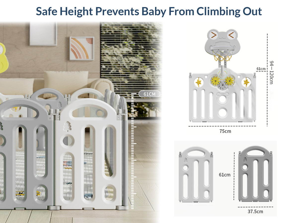 Frog Baby Playpen – Safe Play Space
