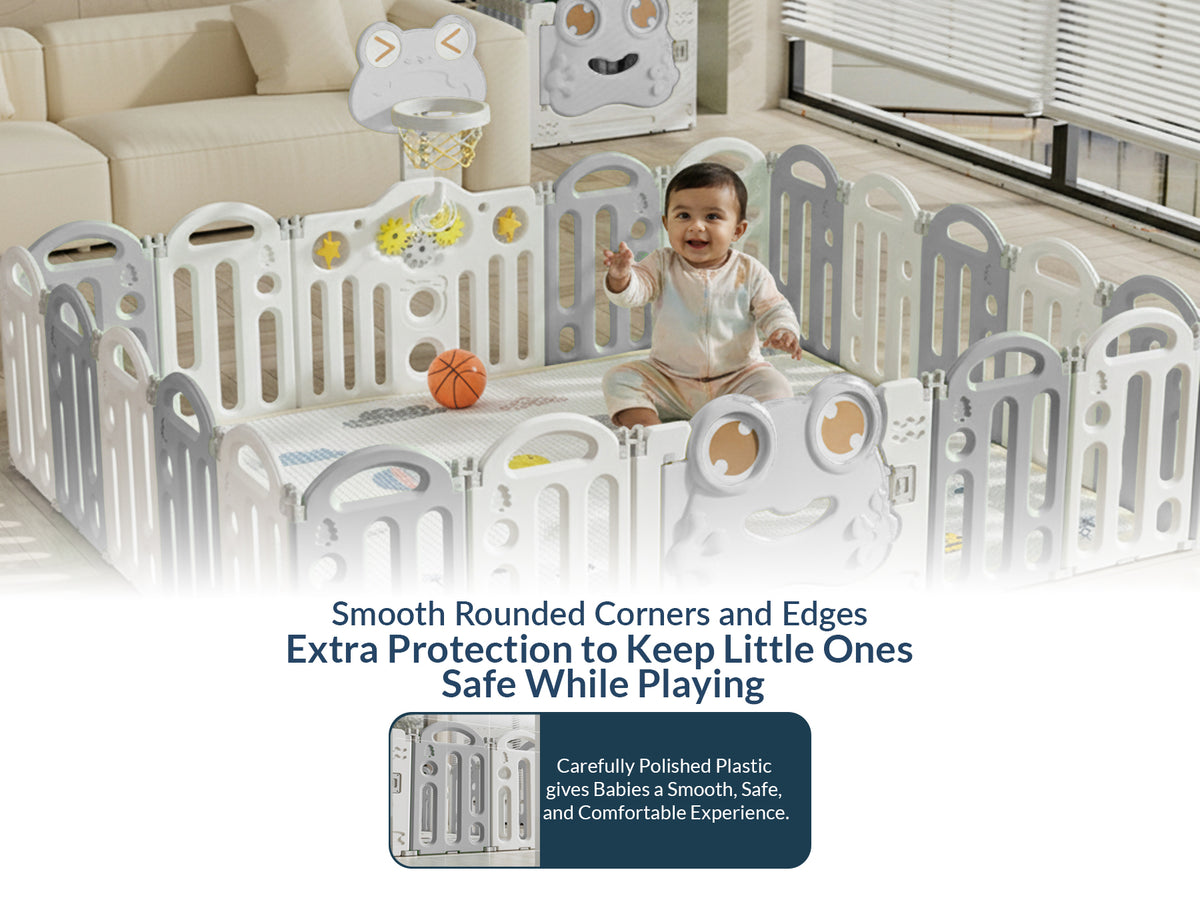 Frog Baby Playpen – Safe Play Space