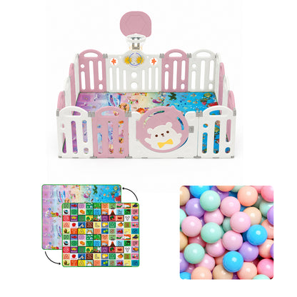 Bear Indoor and Outdoor Activity Play Yard