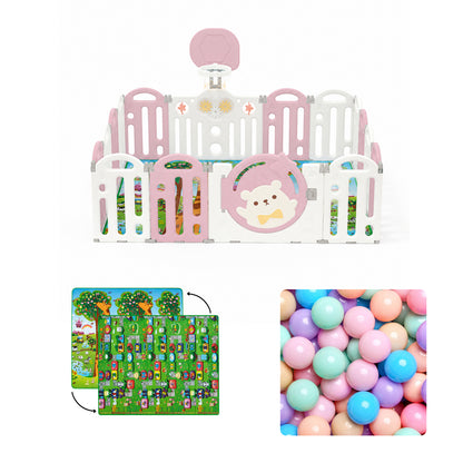 Bear Indoor and Outdoor Activity Play Yard