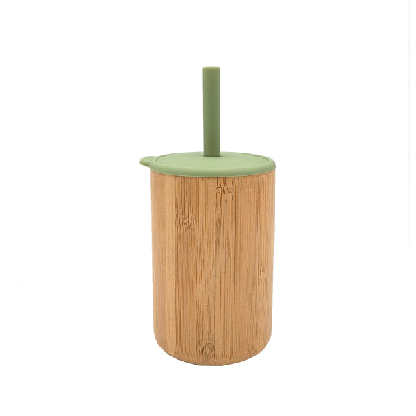 Kids Station™ Green Baby Bamboo Drinking Sipper