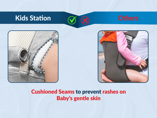 All-in-One Baby Carrier with Hip Seat