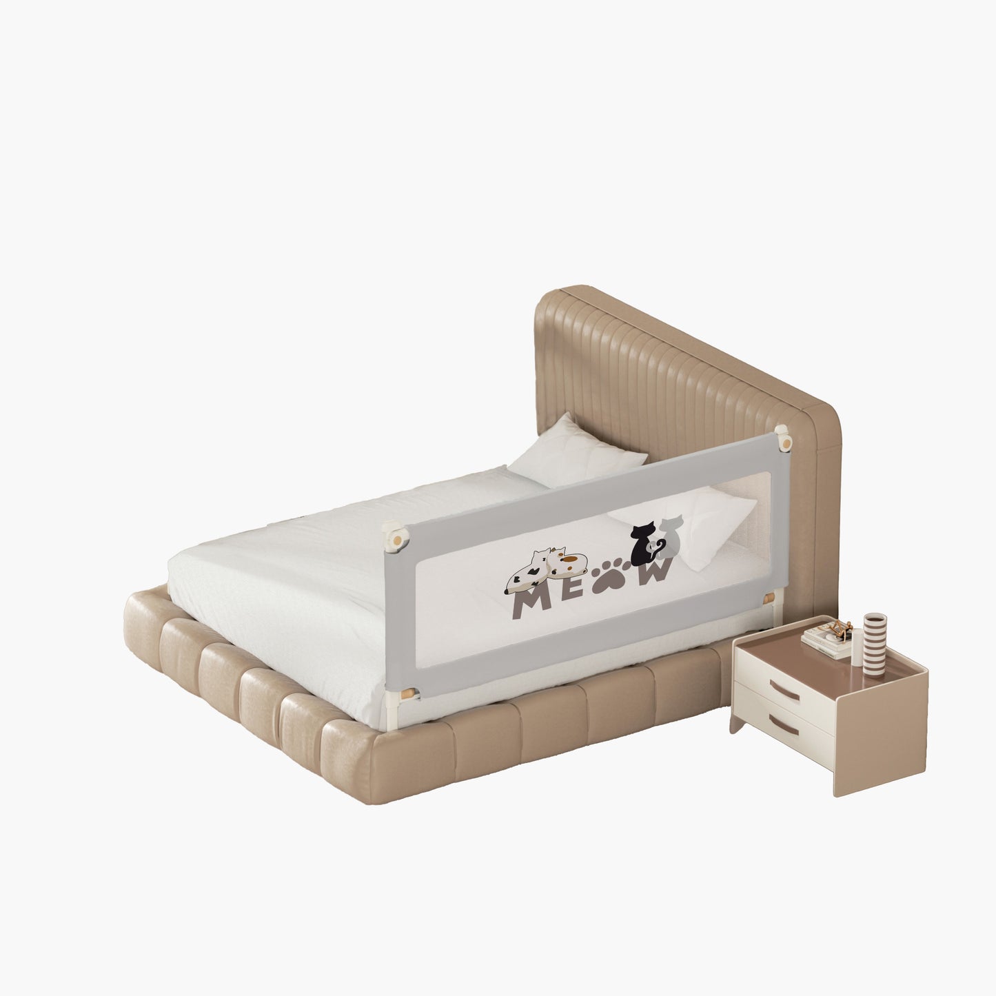 1-Side Foldable New Model Baby Bed Rail Guard