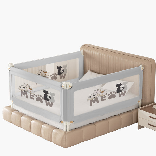 Portable Baby Bed Rail Guard (3 Sides)